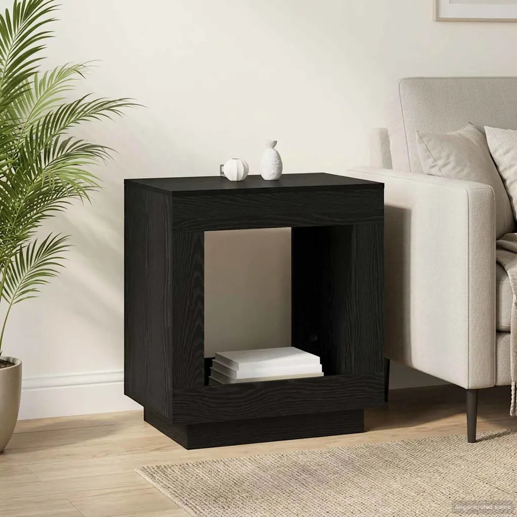 Tavolo laterale Rovere Nero 60 x 40 x 65 cm