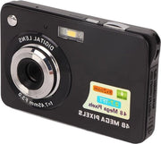 Camera Digitale 4K Ultra HD 48MP con Zoom 8x e Display LCD 27 Pollici con Illuminazione Integrata - Adatta per Babycamera e Monitor per Ragazzi, Ragazze e Adulti.