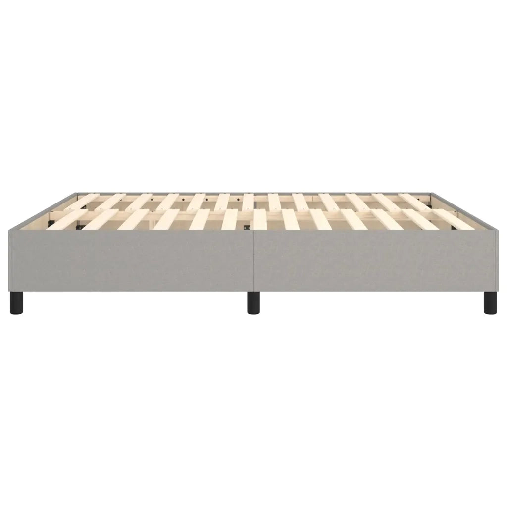 Struttura Letto a Rete a Molle Grigio Chiaro 180x200 cm Tessuto 3120878
