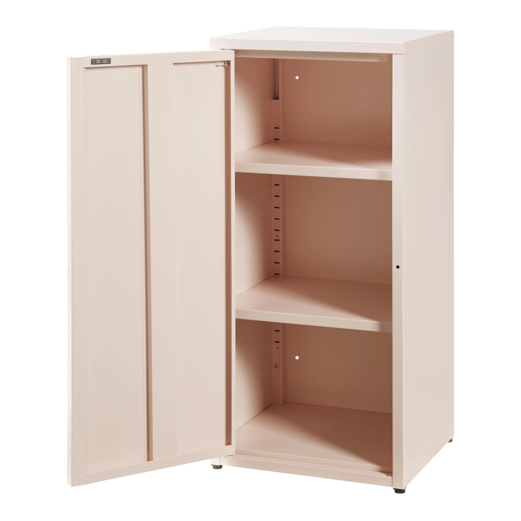 Armadio a Colonna Burlöv in Metallo Mobile per Archivio 88 x 40 x 35 cm Rosa [en.casa]