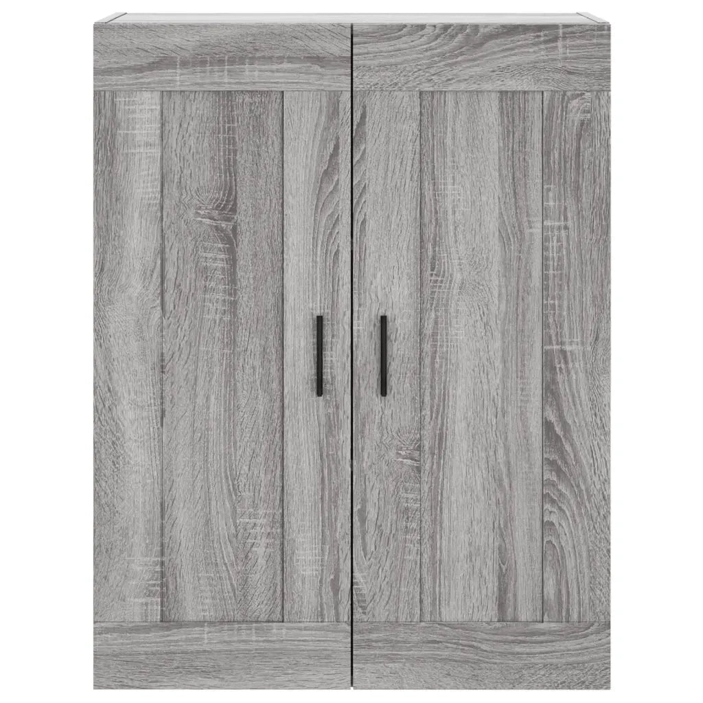 Credenza Grigio Sonoma 69,5x34x180 cm in Legno Multistrato 3200023