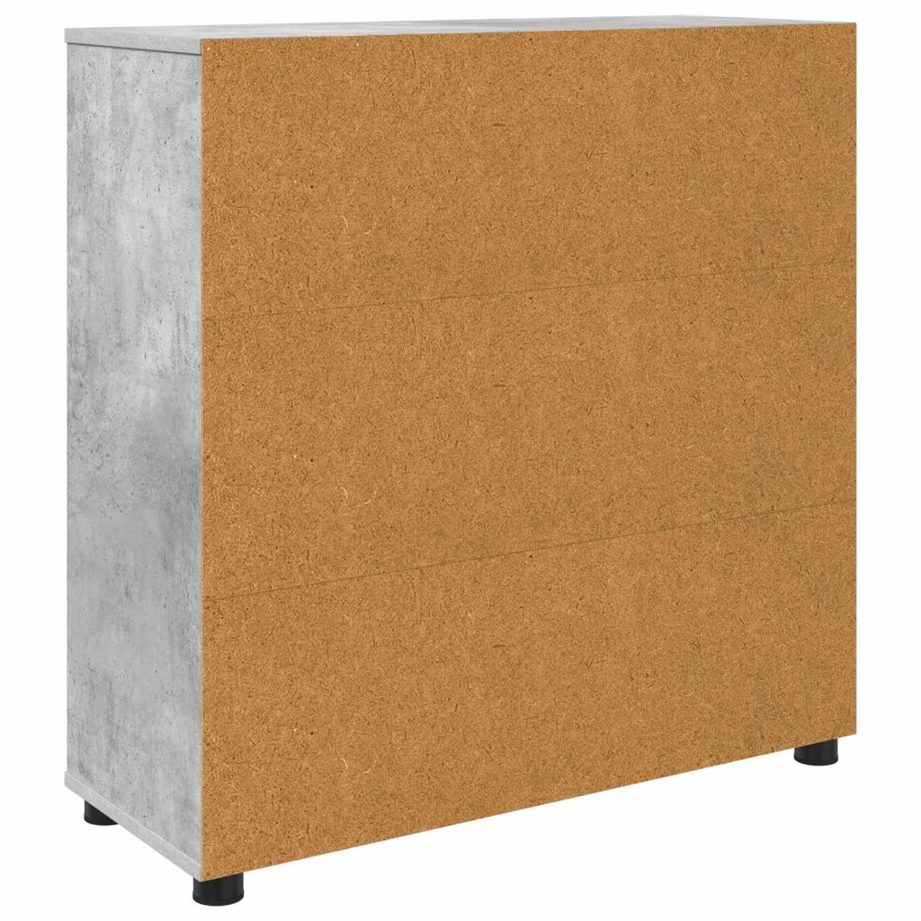 Armadio Grigio cemento 80 x 31 x 81 cm Legno multistrato 888850