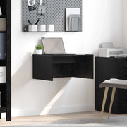 Scrivania a parete Rovere Nero 60 x 45 x 30 cm