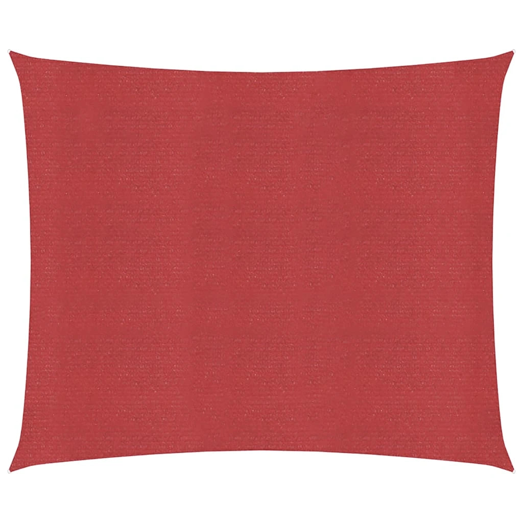 Vela Parasole 160 g/m² Rossa 6x6 m in HDPE 311609