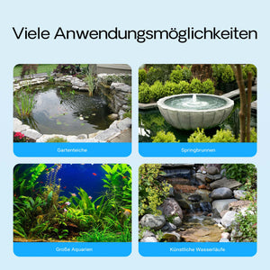 Pompa da laghetto CTF-12000 SuperECO 12000l/h 100W per circolazione e filtrazione acqua