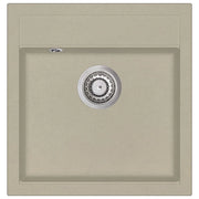 Lavello da cucina 49 x 51 cm vasca singola granito beige 02_0002341