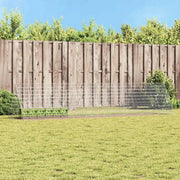 Gabbia per Conigli Argento 430 x 100 x 85 cm Acciaio zincato