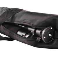 Walimex Pro Treppiede FT-665T Pro (con testa panoramica 3D, estremamente stabile, capacità di carico massima: treppiede 12 kg. Panhead 6kg, 3 segmenti di gambe), nero