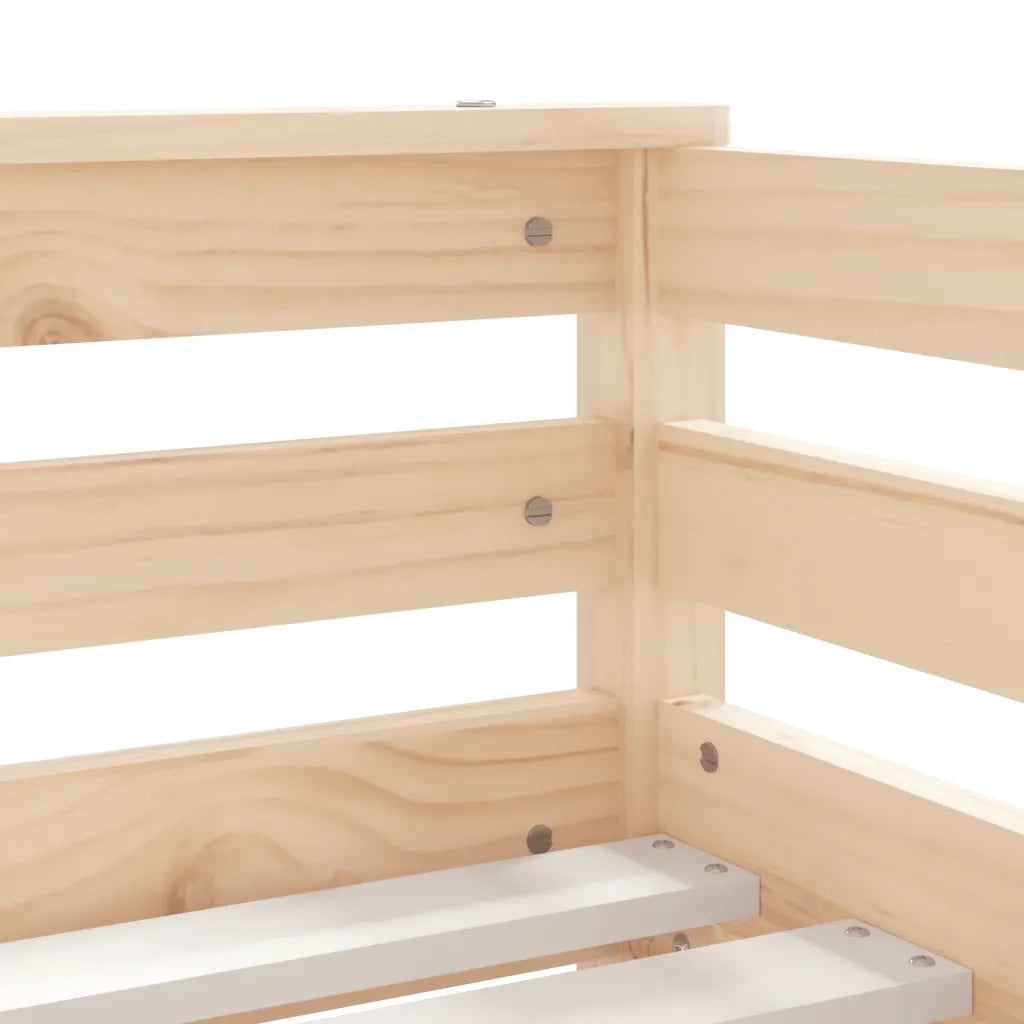 Giroletto Bambini con Cassetti-Struttura Letto Bambini 70x140 cm Legno Massello di Pino 217342