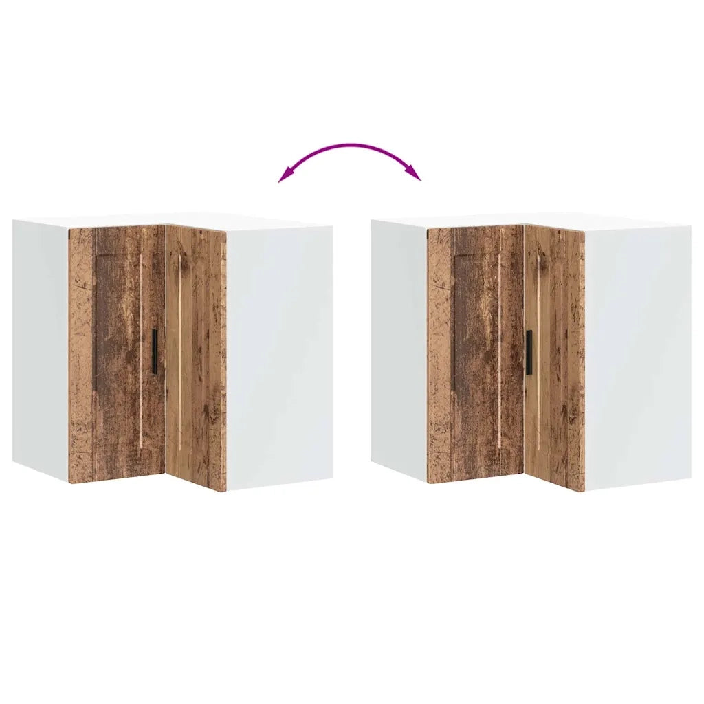 Pensile da Cucina ad Angolo Porto Legno Antico in Truciolato