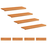 Tappeti per scale 8 pz 90 x 30 x 2 cm Marrone Chiaro 3446276
