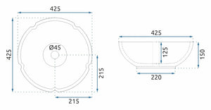 Lavabo Da Appoggio Rea Asanti