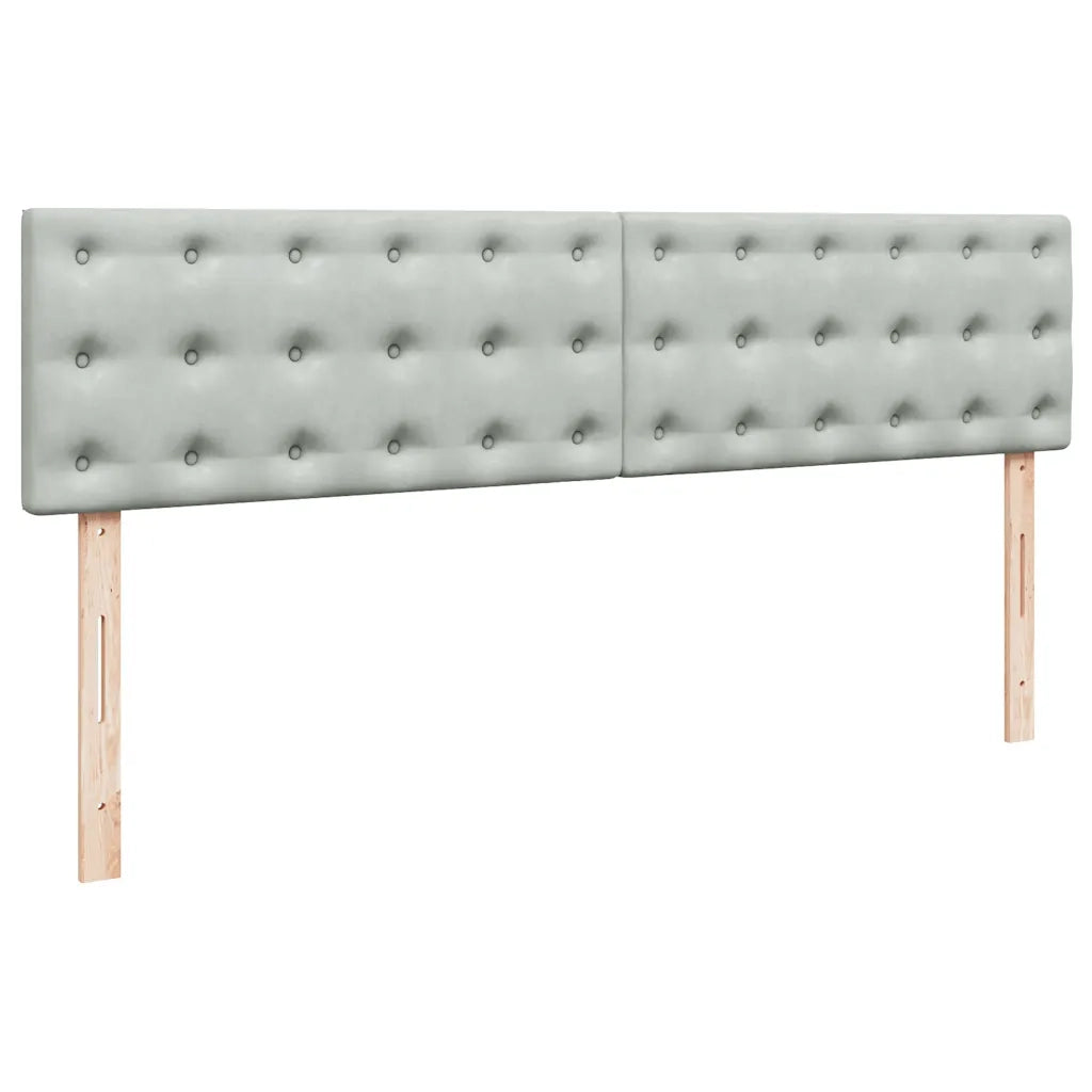 Struttura Letto Pouf con Materasso 160x200 cm in Velluto