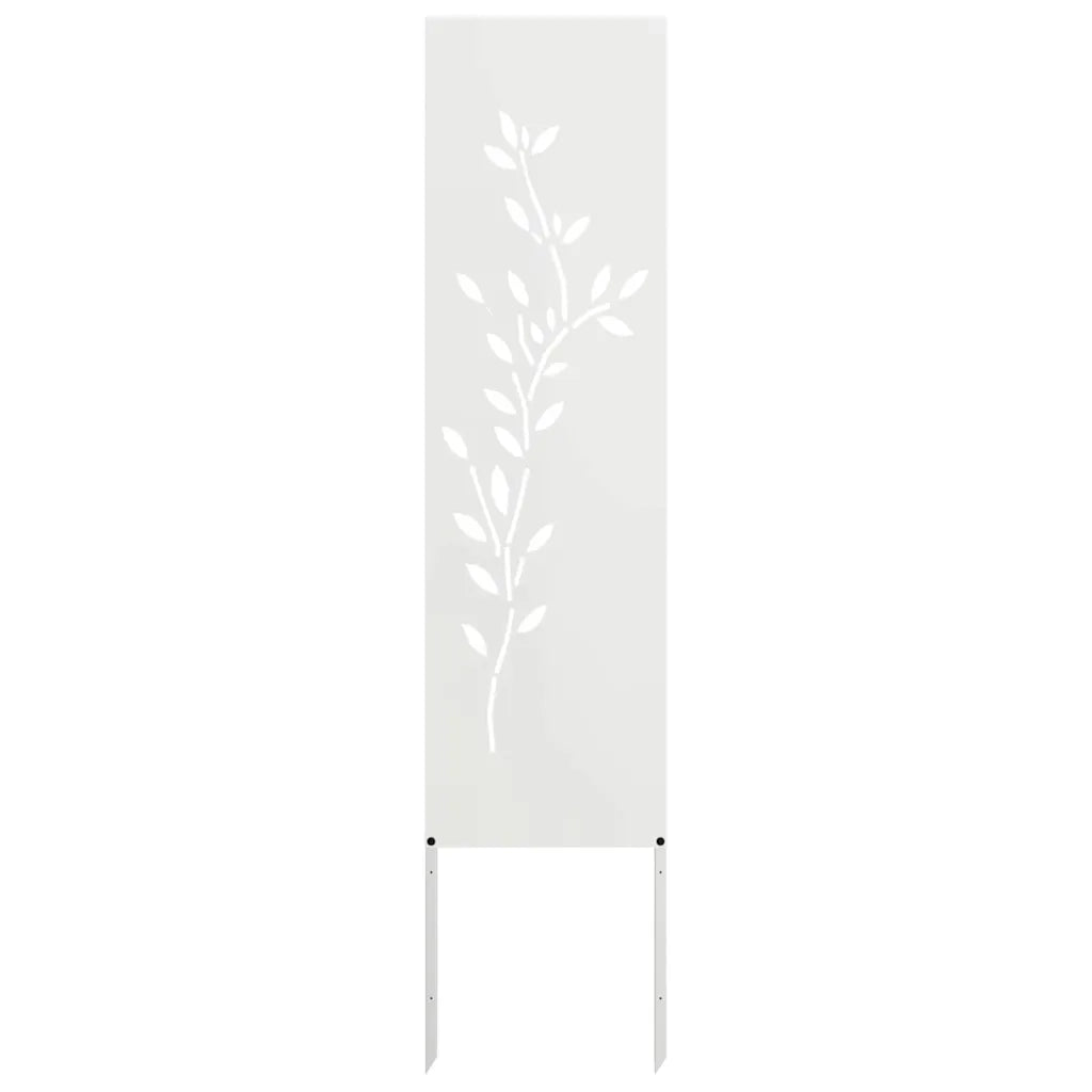Schermo per privacy in giardino Floreale Bianco 32 x 140 cm 876253