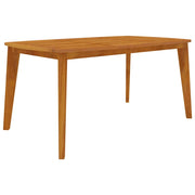 Tavolo da Giardino | Tavolino da esterno 160x90x75 cm Legno Massello Di Acacia
