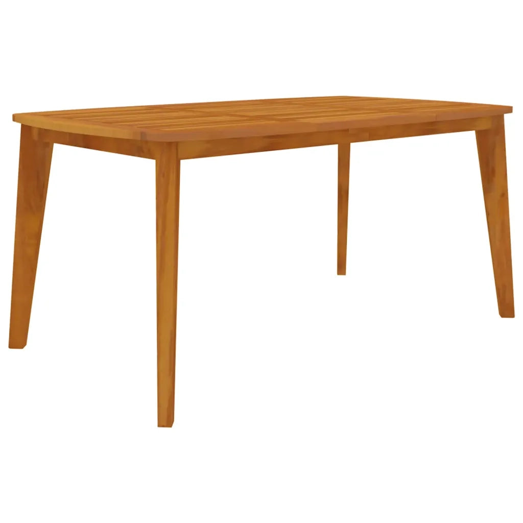 Tavolo da Giardino | Tavolino da esterno 160x90x75 cm Legno Massello Di Acacia