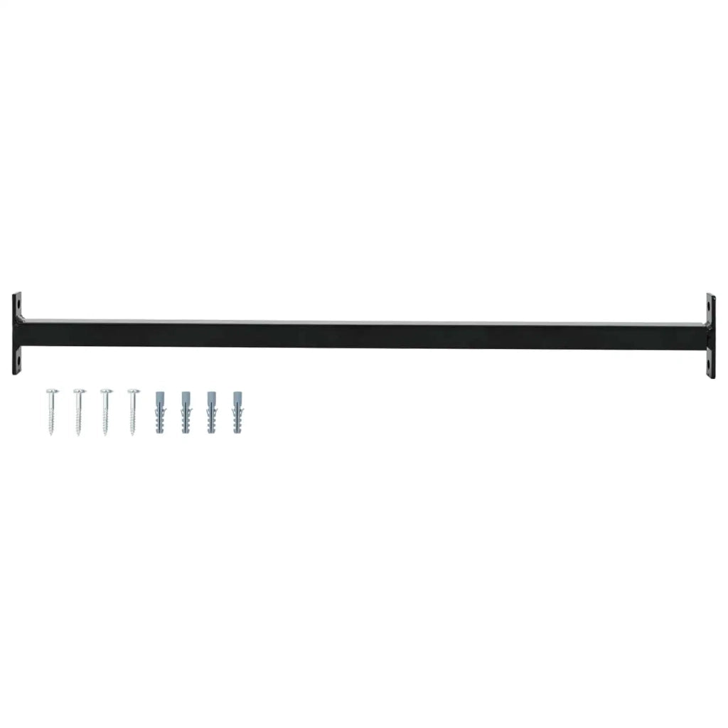 Barra di Sicurezza Regolabile per Finestra Nero 710 -1200 mm