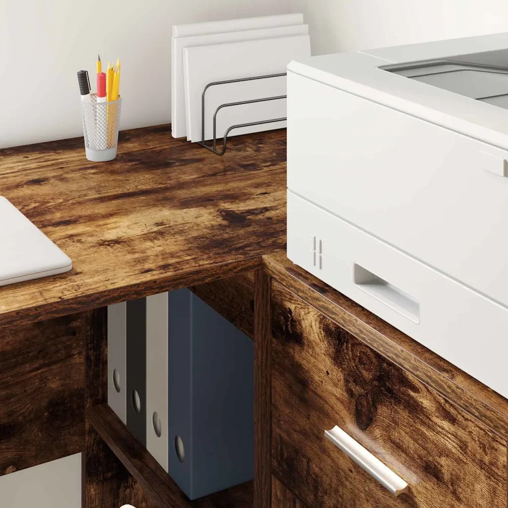 Credenza con cassetto Rovere fumé 38 x 34 x 75 cm 869550