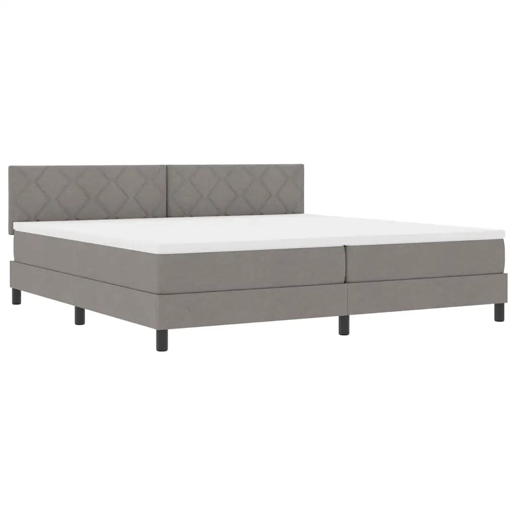 Letto a molle con testiera Talpa 200 x 200 cm Tessuto 3338794