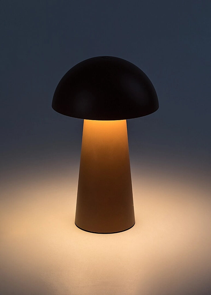 Lampada da tavolo LED fungo marrone Mireo Rabalux