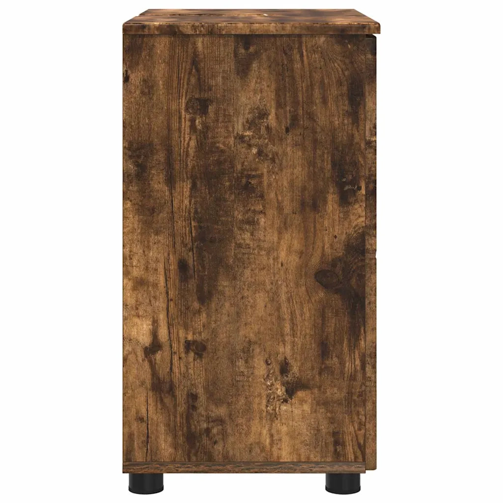 Mobile da Bagno con archiviazione Rovere fumé 61 x 35 x 64 cm