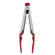 Trade Shop - Acciaio Inox Maniglia Silicone Cibo Pinza Bbq Morsetto Utensile Da Cucina -