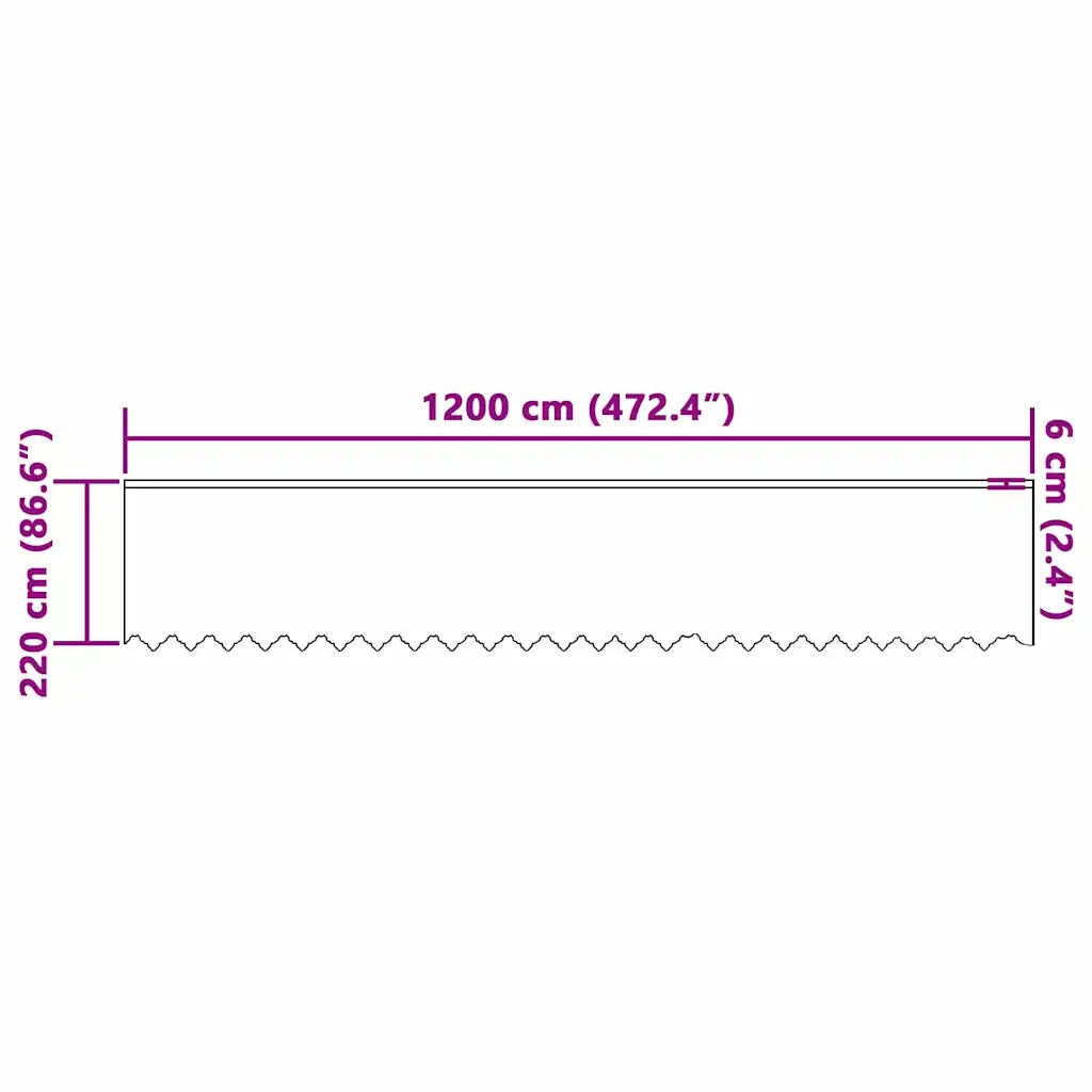 vidaXL Tende con tende Floreale Bianco Poliestere