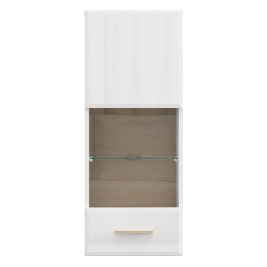 Gonnes, Mobile Pensile 2 Ripiani, 39x96h cm Bianco Opaco