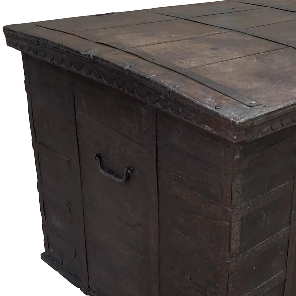 Baule in legno fatta a mano 120x72x82h cm