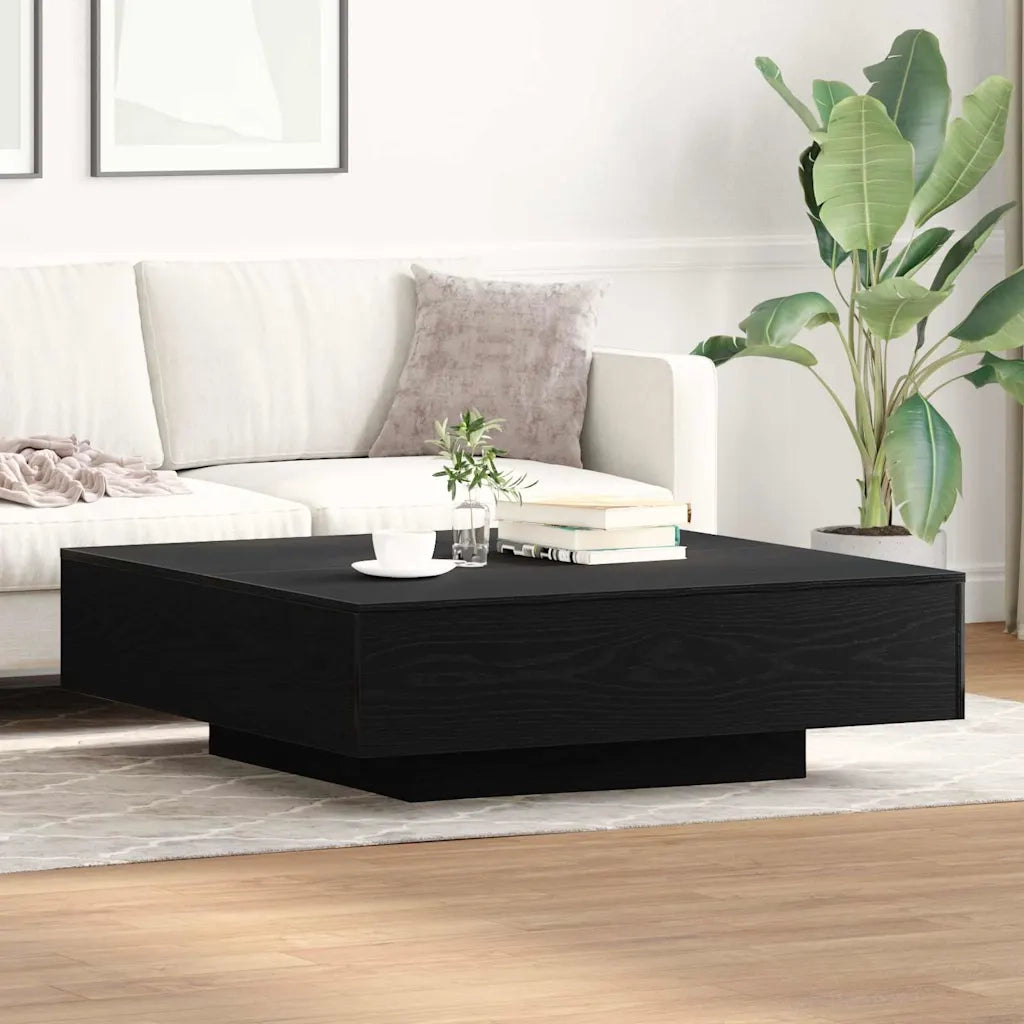 Tavolino da salotto Rovere Nero 100 x 100 x 31 cm 863005