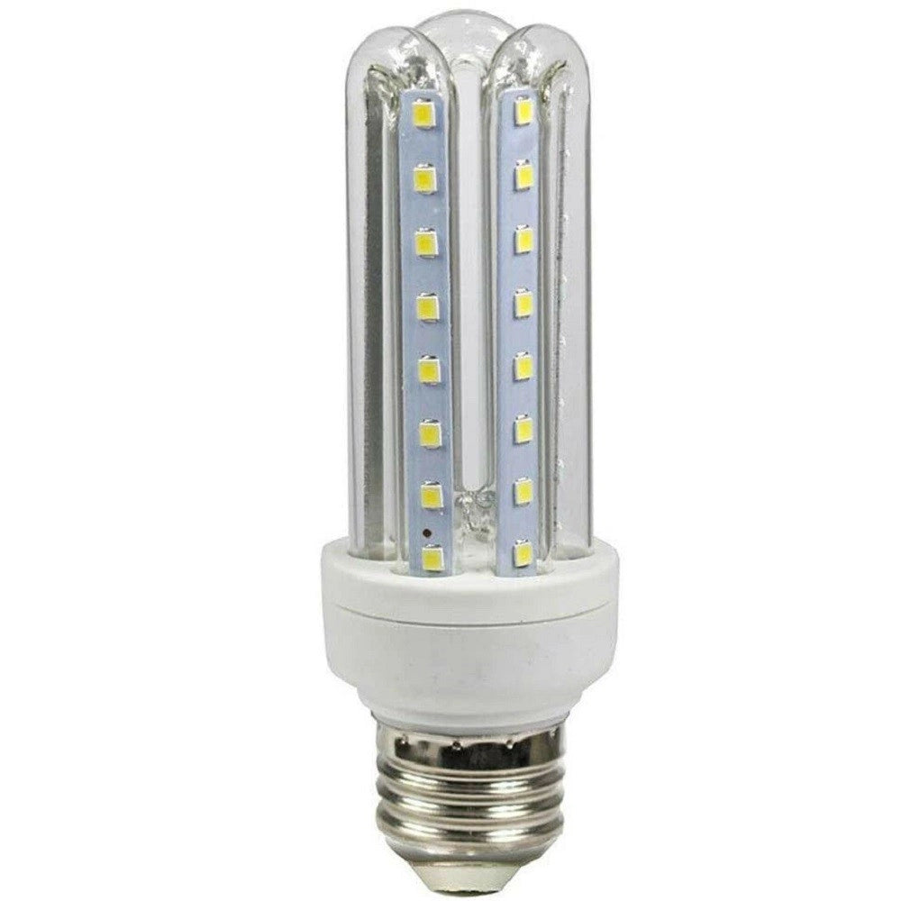 Trade Shop - Lampadina Led E27 12 W Lampada Tubolare Luce Calda Fredda Naturale U-12w -