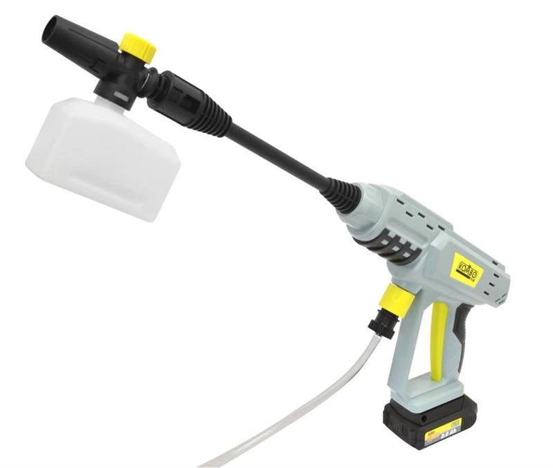 PISTOLA IDROPULITRICE A BATTERIA PRO 20V - 230HZ BATTERIA 2.0 AH, CARICABATTERIE ULTRARAPIDO 2.4A MODALITÀ BOOST