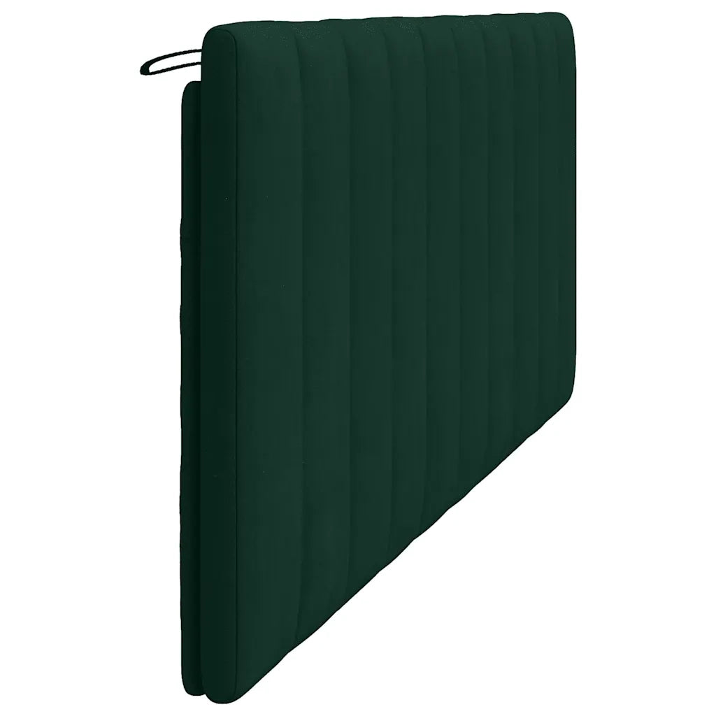 Cuscino Testiera Hanko Verde Scuro 200 cm in Velluto 374692