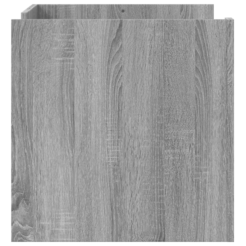 Tavolino Salotto Grigio Sonoma 80x50x50 cm Legno Multistrato 848344