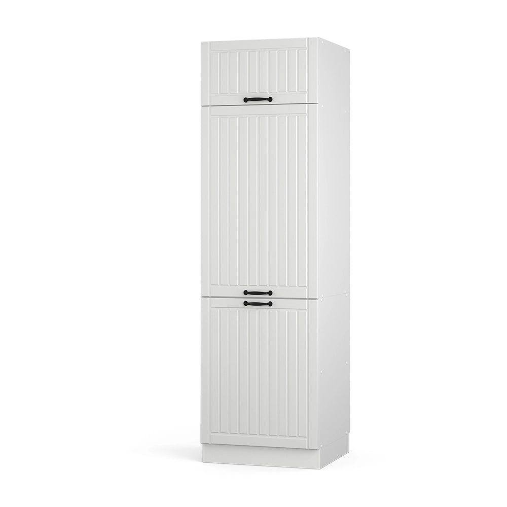 Vicco Armadio frigorifero Bianco casa di campagna 60 cm