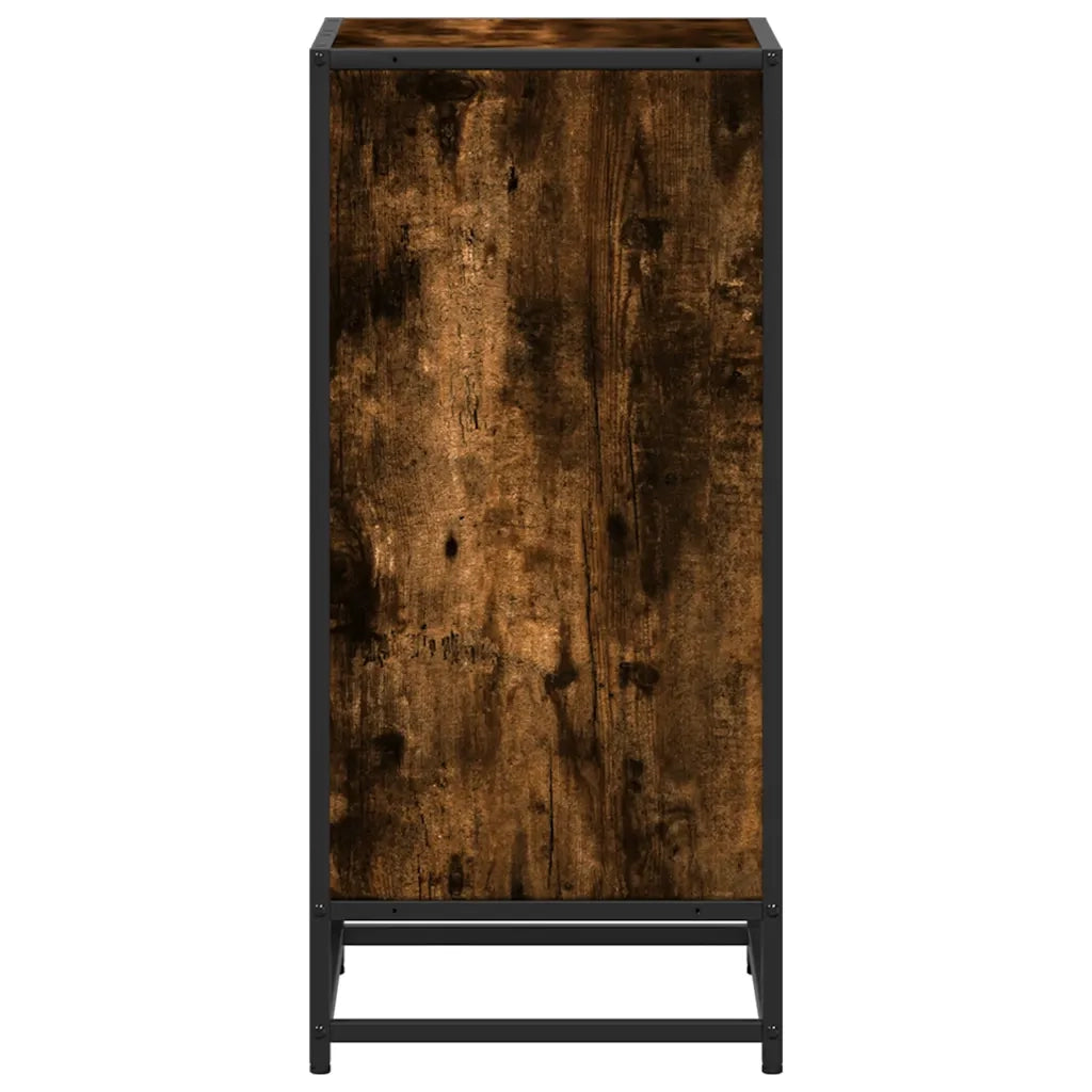 Libreria Rovere Fumo 40x35x76 cm in Legno Multistrato 849096