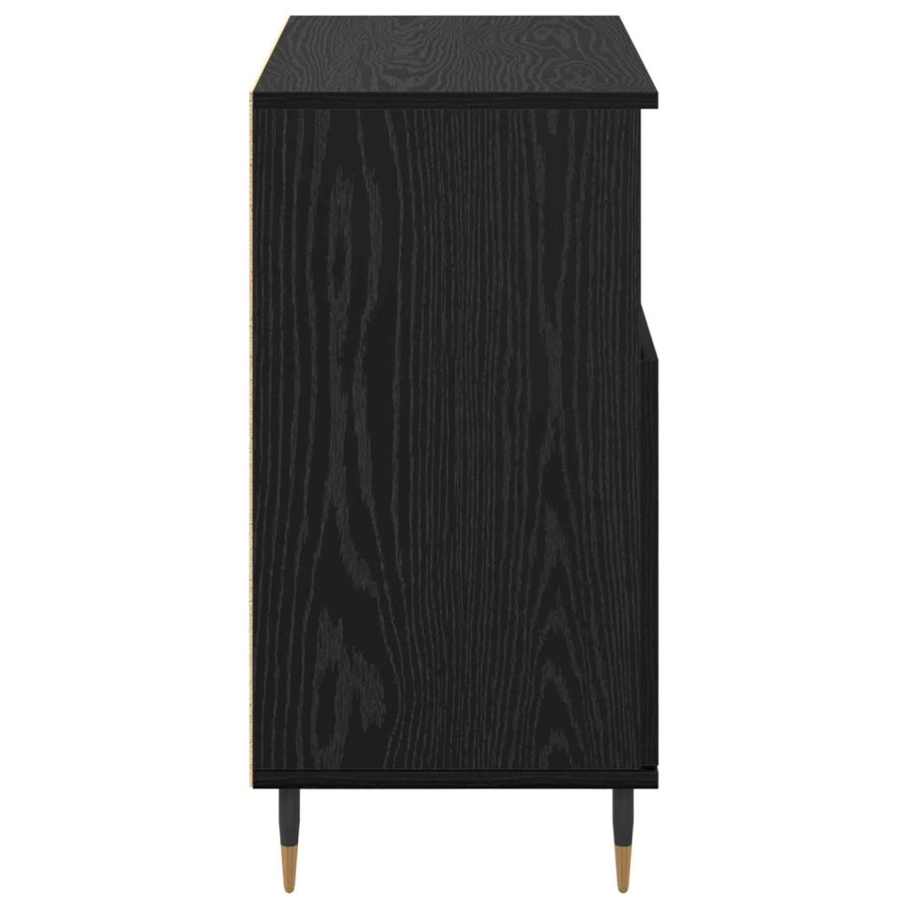 Credenza Rovere Nero 60 x 35 x 70 cm 879488