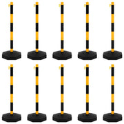 Set di Pali Stradali con Catena in Plastica di 10 m CFW7192605