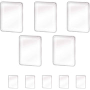 Trade Shop - Set 10 Pad Adesivi Per Accessori Cellulare Smartphone Attacca Tutto In Silicone -