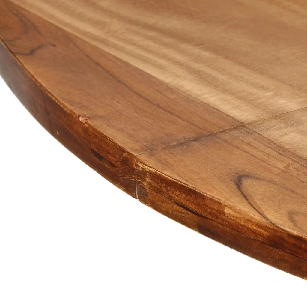 Tavolo Pranzo Rotondo 175x75 cm Legno di Acacia Finitura Ambra 321686