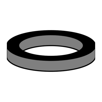 10 PZ GUARNIZIONI IN GOMMA PER CARTUCCIA INTERNA- M24 - 15 x 21,3 x 2,8 mm- NEOPE- pezzi 1