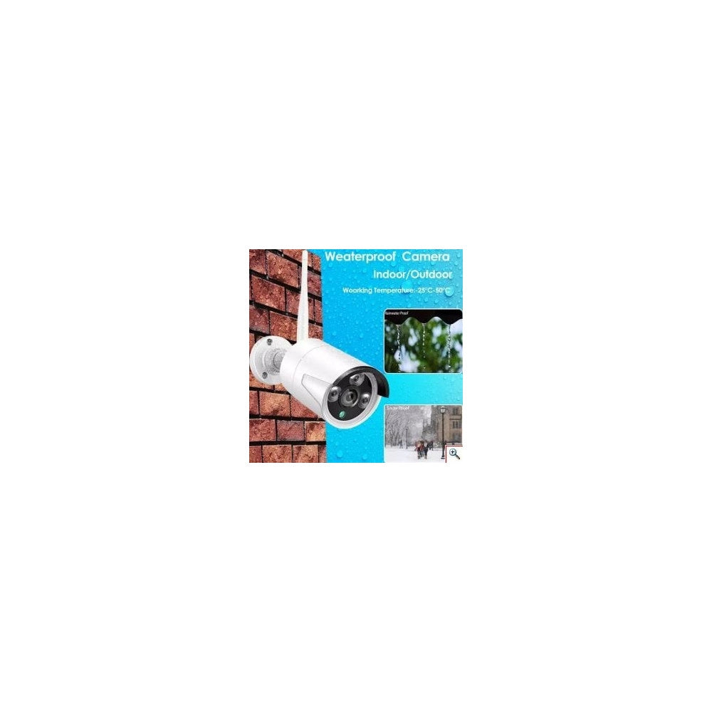 Trade Shop - Set Sistema Di Registrazione Sorveglianza Cctv Integrato 8 Telecamere 4k Q-s8pro -