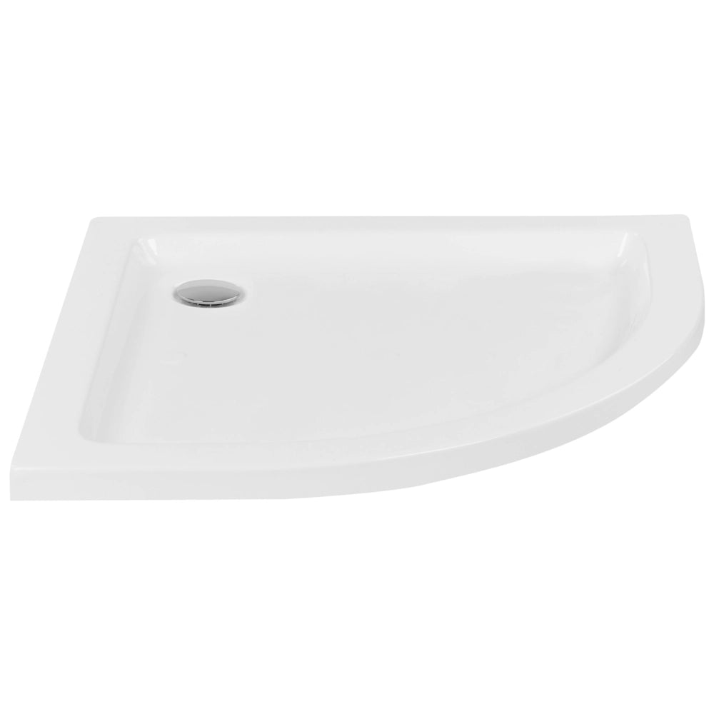 Piatto doccia con scarico Bianco Acrilico ABS Materiale sintetico 90 x 90 x 5 cm Minimalista