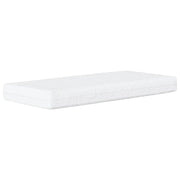 vidaXL Letto con Materasso Bianco e Nero 100x200 cm in Similpelle