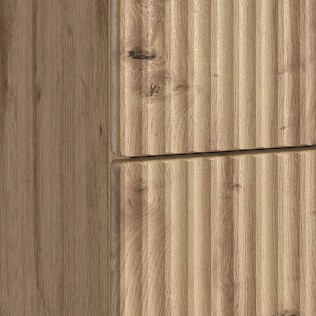 Armadio da Notte 2 pcs Rovere Artigianale 43 x 34,5 x 48 cm 894544
