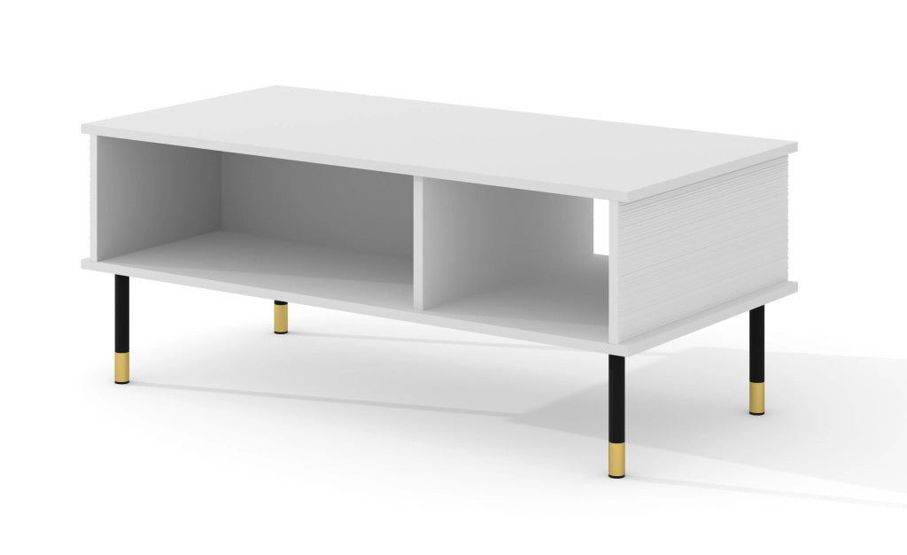 TAVOLINO SHERWOOD 110x55 BIANCO OPACO