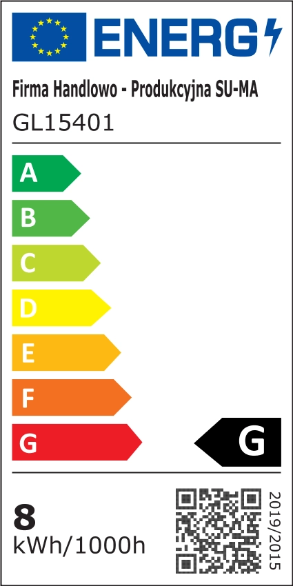 Paletto esterno 30cm LED 8W grigio scuro IP54 SU-MA Evo GL15401