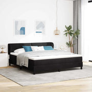 Letto a molle con testiera Nero 180 x 200 cm Velluto 3340402