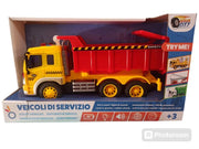 Veicolo,Urban City,Veicoli di servizio,Camion con cassone con luci ,suoni e movimento a frizione,Hungary Toy,Eta 3+
