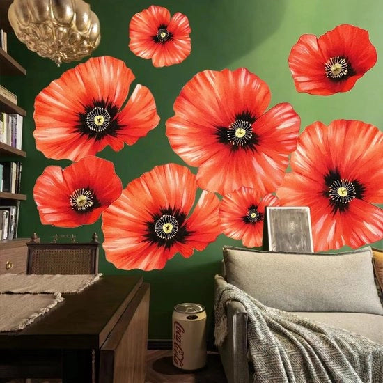 Decorazione Per Parete Grande Fiori 3D - Fiore di Cactus - Decorazione Per Parete Camera da Letto - Decorazione Per Parete Salotto - Adesivo Per Parete - Rimovibile